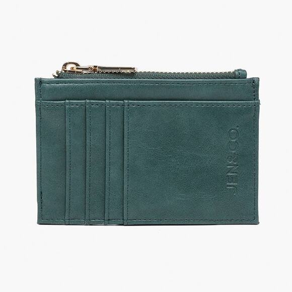 Sia Printed Card ID Holder Wallet Forest Green - Picture 1 of 4